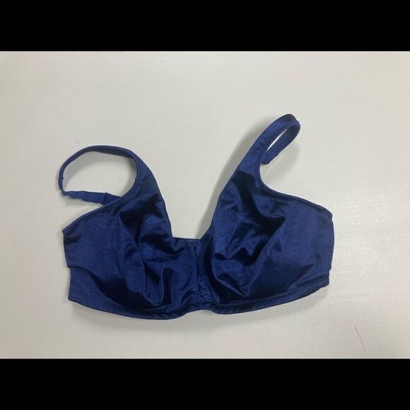 BALI blue bra, size 38D,3 prong closure, - Picture 4 of 9